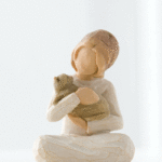 Willow Tree - Kindness Girl Figurine (lighter skin tone and hair color) - Above all, kindness