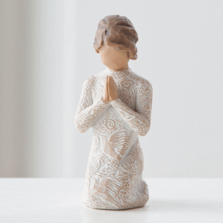 Willow Tree - Prayer of Peace Figurine - Seeking the quiet within