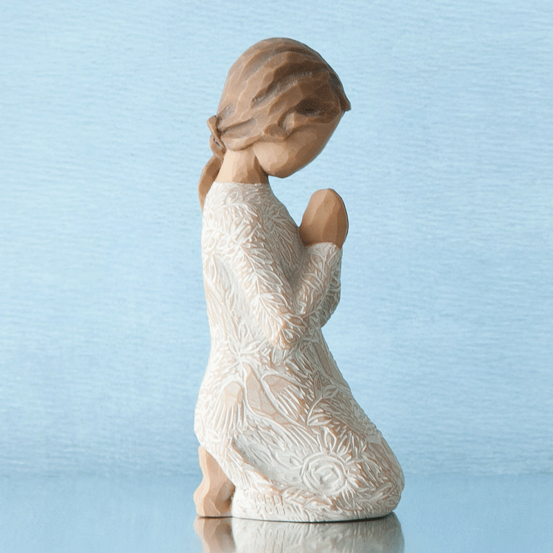 Willow Tree - Prayer of Peace Figurine - Seeking the quiet within