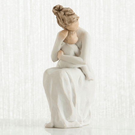 Willow Tree - For Always Figurine - Now and for always, I carry you in my heart