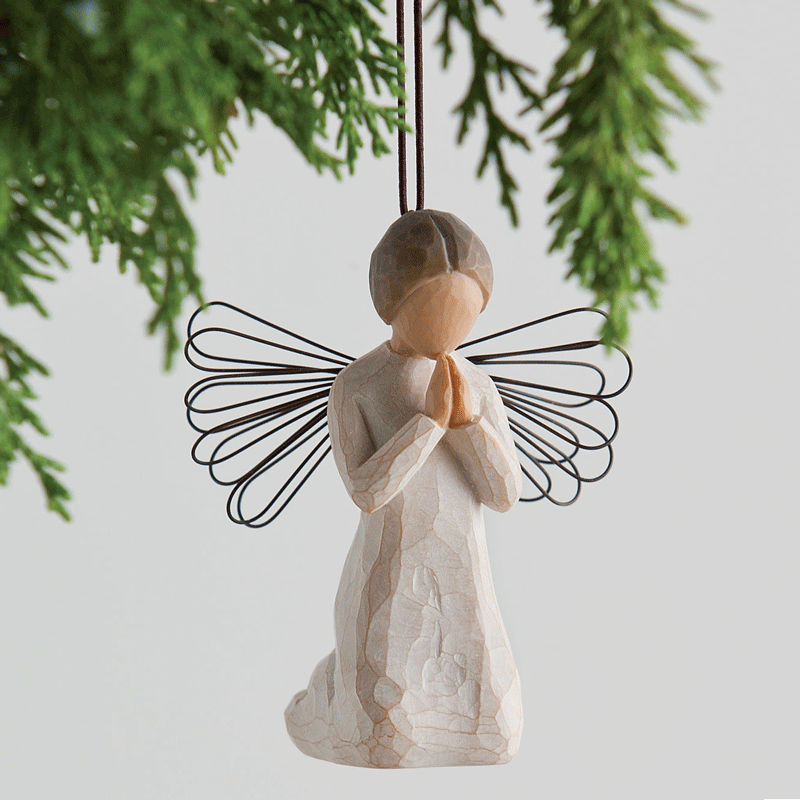 Willow Tree - Angel of Prayer Ornament - For those who believe in the power of prayer
