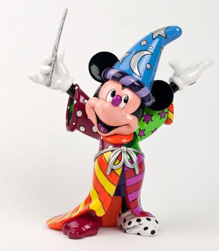 Britto Disney Sorcerer Mickey Mouse Large Figurine