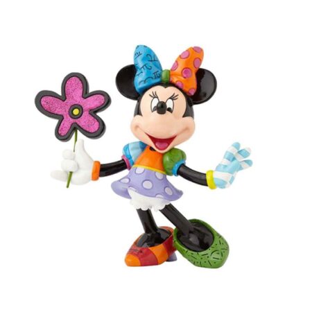 Britto Disney Minnie Mouse with Flower Large Figurine