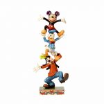 Jim Shore Disney Traditions - Goofy Donald and Mickey - Teetering Tower