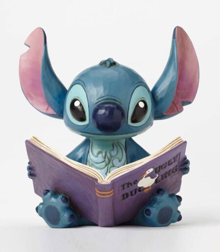 Jim Shore Disney Traditions - Stitch with Story Book - Finding a Family
