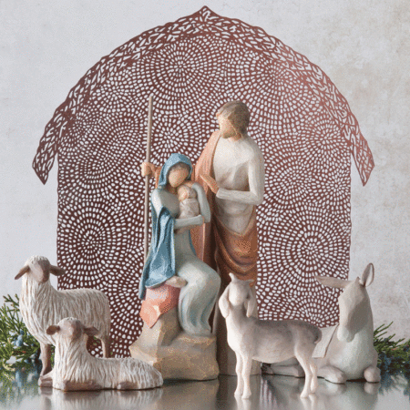 Willow Tree - Sheltering Animals for The Holy Family - Giving watch, warmth, protection