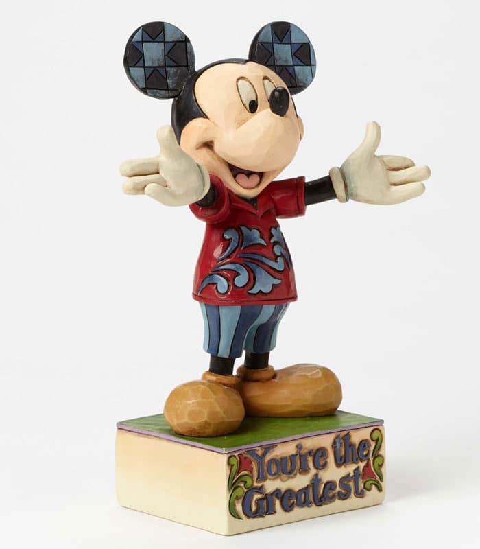 Jim Shore Disney Traditions - Dad Mickey Mouse - You're the Greatest