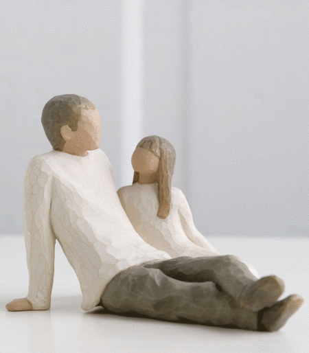Willow Tree - Father and Daughter Figurine - Celebrating the bond of love between fathers and daughters