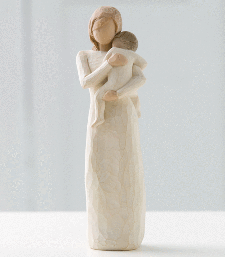Willow Tree - Child of my Heart Figurine - Child of the world, Into my heart you came - Bringing sun into my life, Making family our name.
