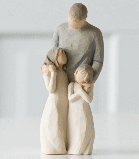 Willow Tree - My Girls Figurine - Looking at you, I see wonder, joy, strength