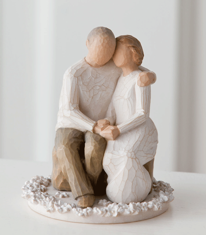Willow Tree - Anniversary Cake Topper - Love ever endures