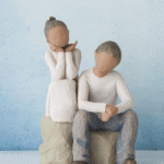 Willow Tree – Brother and Sister (darker skin tone and hair colour) – By my side