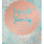 You Are An Angel Large Greeting Card - Friends Are Family