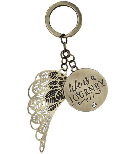 You Are An Angel Keychain - Life is a Journey, gifts for women, gifts for her
