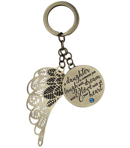 You Are An Angel Keychain - Daughter, Perfect gift for daughters.