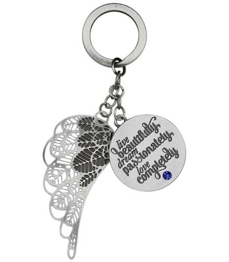 You Are An Angel Keychain - Live Beautifully, Gift idea for women