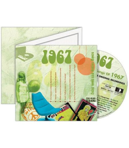 Birthday Gifts or Anniversary Gifts, 1967 Classic Years CD Card