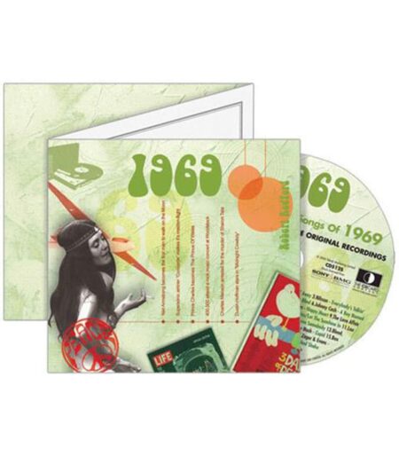 Birthday Gifts or Anniversary Gifts, 1969 Classic Years CD Card