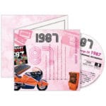Birthday Gifts or Anniversary Gifts, 1987 Classic Years CD Card