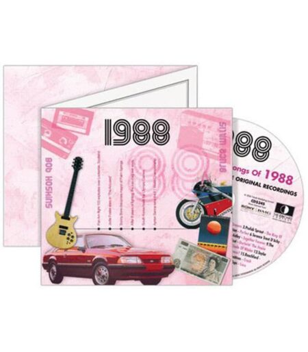 Birthday Gifts or Anniversary Gifts, 1988 Classic Years CD Card