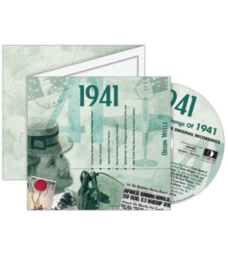 Birthday Gifts or Anniversary Gifts, Classic Years CD Card 1941