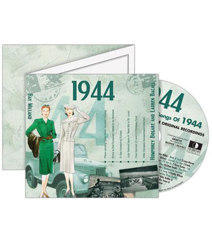 Birthday Gifts or Anniversary Gifts, Classic Years CD Card 1944