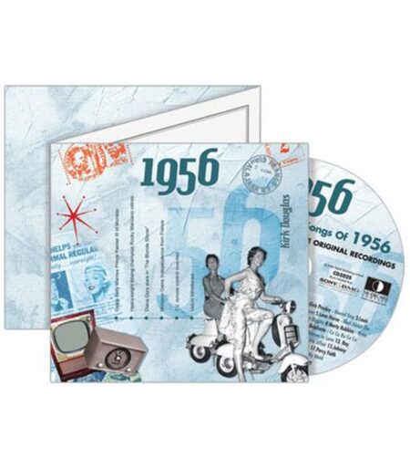Birthday Gifts or Anniversary Gifts, 1956 Classic Years CD Card