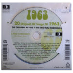 Birthday Gifts or Anniversary Gifts, 1963 Classic Years CD Card