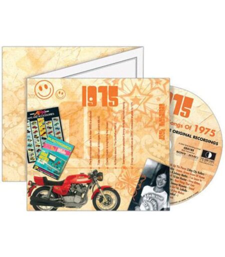 Birthday Gifts or Anniversary Gifts, 1975 Classic Years CD Card