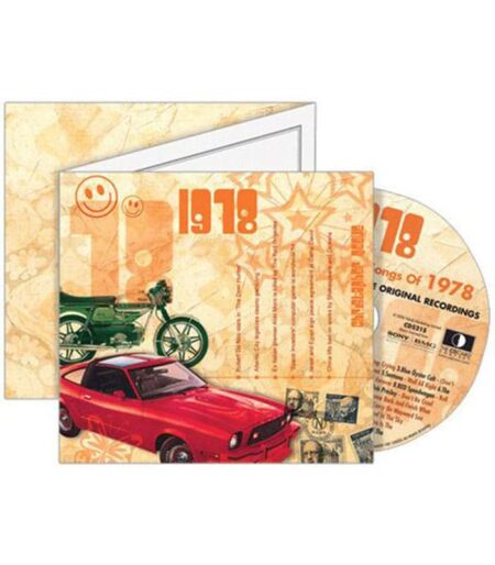 Birthday Gifts or Anniversary Gifts, 1978 Classic Years CD Card