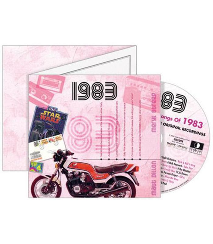 Birthday Gifts or Anniversary Gifts, 1983 Classic Years CD Card