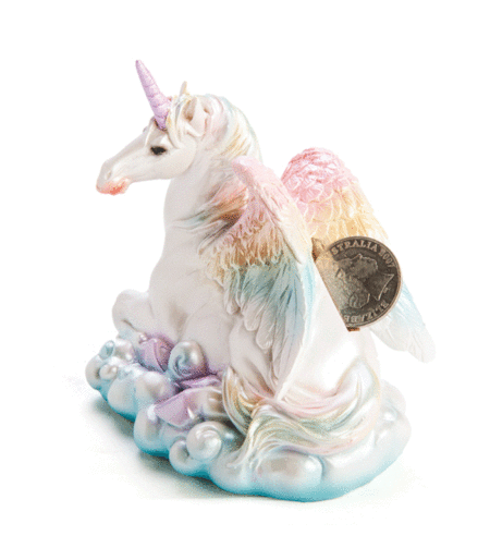 Unicorn Collection - Flying Rainbow Unicorn Money Bank