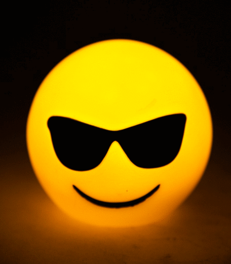 Cool Emoji Face Koolface Mini LED Lamp Night Light
