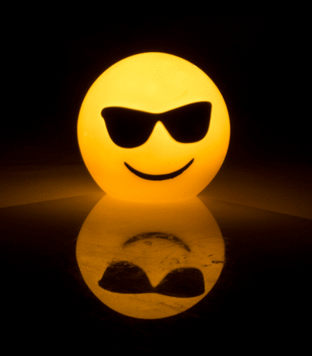 Cool Emoji Face Koolface Mini LED Lamp Night Light