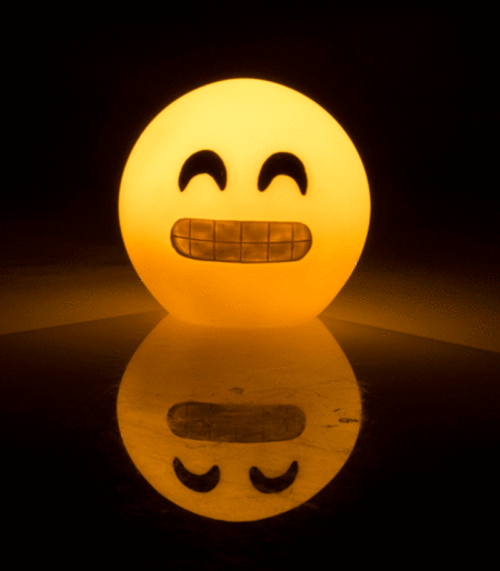 Grinning Emoji Face Koolface Mini LED Lamp Night Light