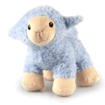 Peepers Lamb 20cm – White, Pink, Blue – Stuffed Animal – Nursery