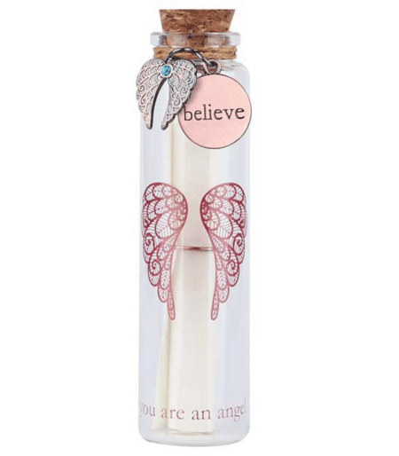 You Are An Angel Wish Bottle - Believe, gift ideas for her