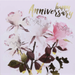 Anniversary Card – Happy Anniversary – Botanicals Greeting Card