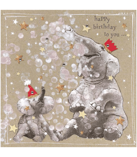 Fancy Pants Greeting Card with Gems – Happy Birthday To You