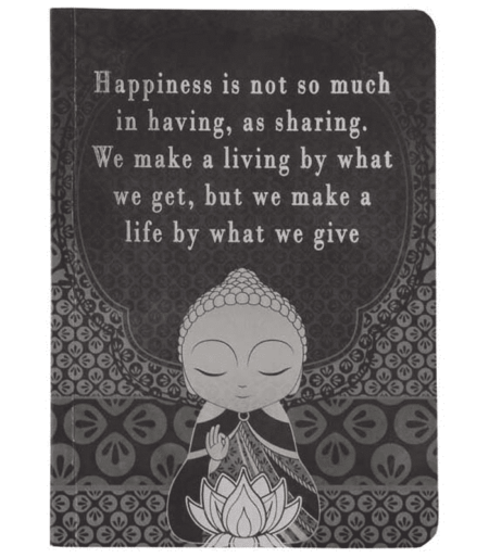 Little Buddha – Notebook – Make a Life By What We Give