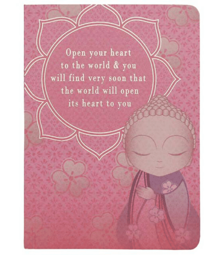 Little Buddha – Notebook – Open Your Heart to the World