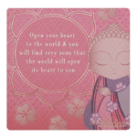 Little Buddha – Magnet – Open Your Heart to the World