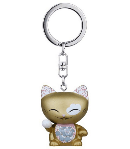Mani The Lucky Cat Keychain – Gold, gifts for girls, lucky gifts