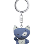 Mani The Lucky Cat Keychain – Dark Blue, gifts for girls, good luck gifts
