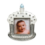 Dakota – Silver Plated First Birthday Cupcake Photo Frame