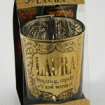Metallics Personalised Candle Pot with Name Meaning – Laura