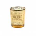Metallics Personalised Candle Pot with Sentiment – Elizabeth