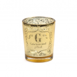 Metallics Personalised Candle Pot with Sentiment – G