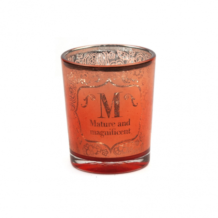 Metallics Personalised Candle Pot with Sentiment – M