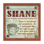 Personalised Cuppa Coasters - Shane
